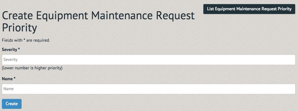 Create Equipment Maintenance Request Priority.png