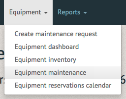 Event Leader Equipment Dropdown Equipment Maintenance.png